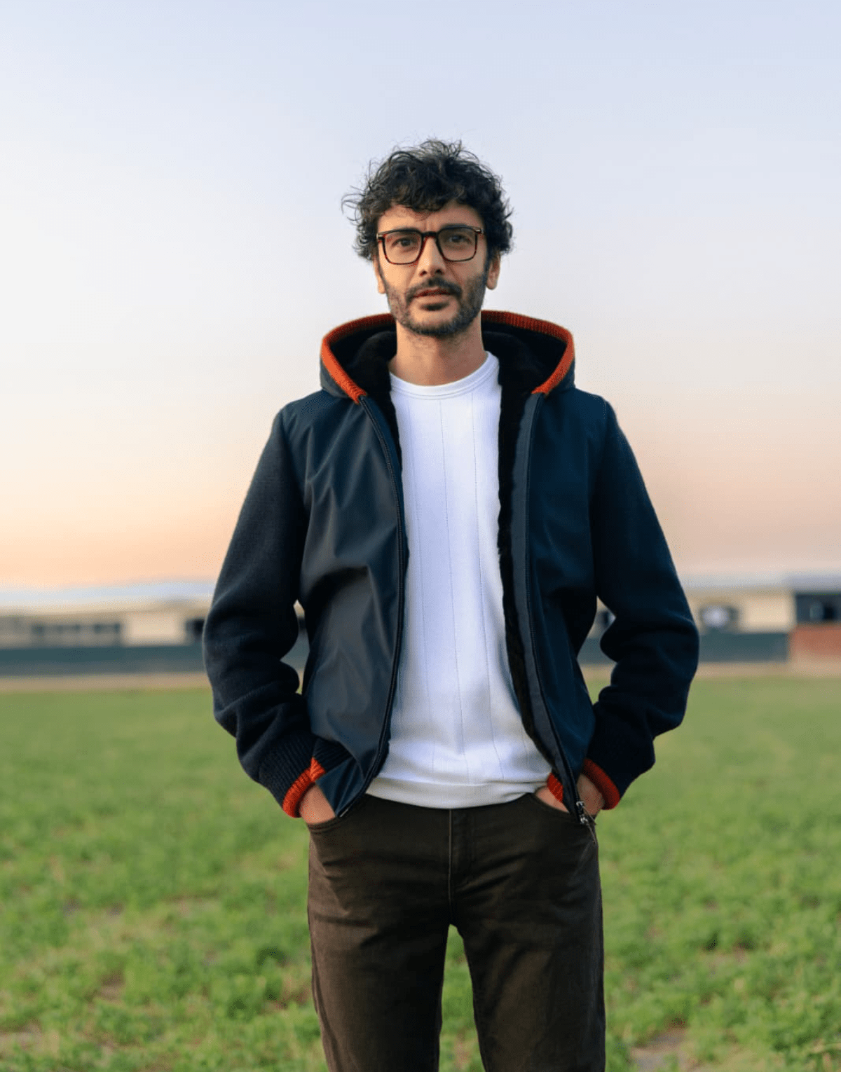 Wool linen sleeves & Fur