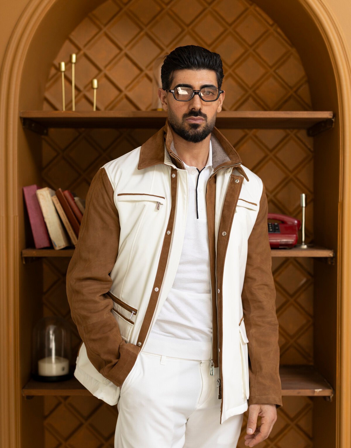 The "Dune-Crest" HydroSuede Hybrid Jacket