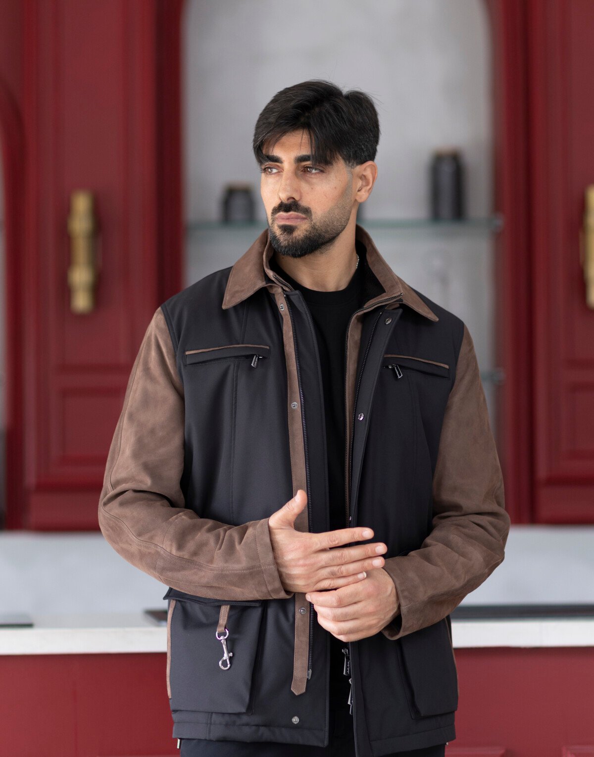 The "Dune-Crest" HydroSuede Hybrid Jacket