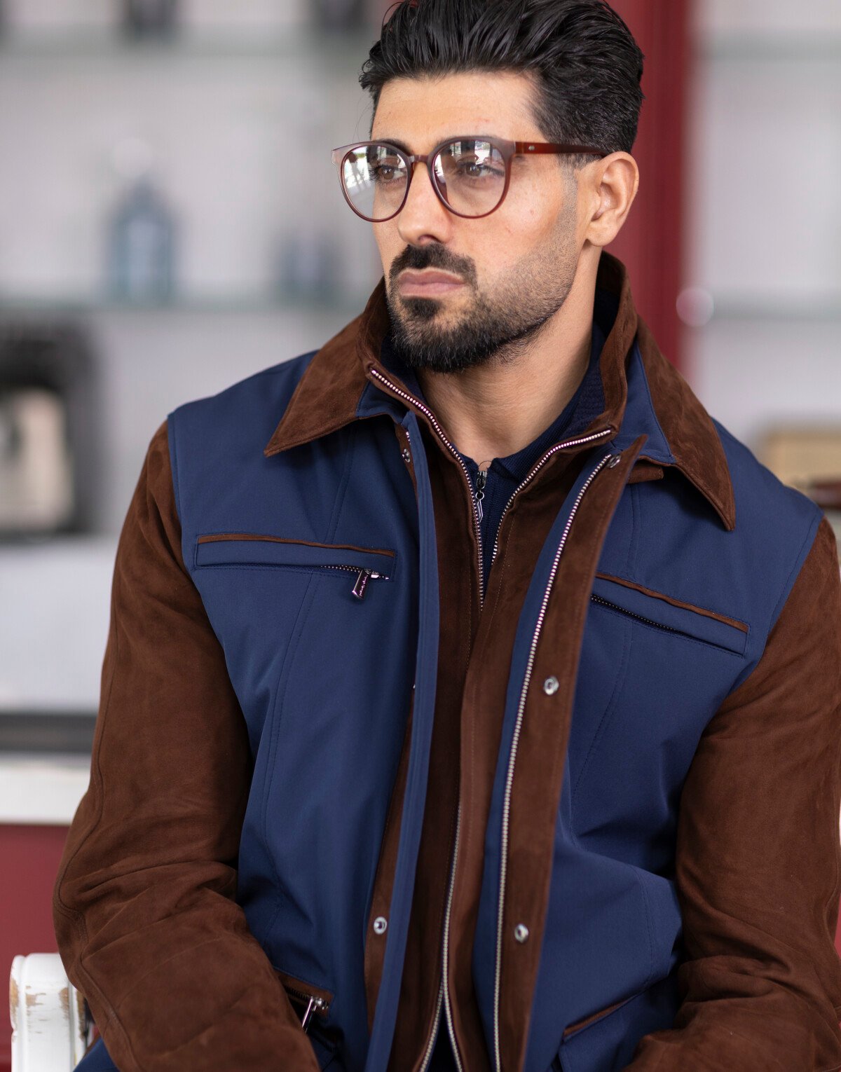 The "Dune-Crest" HydroSuede Hybrid Jacket